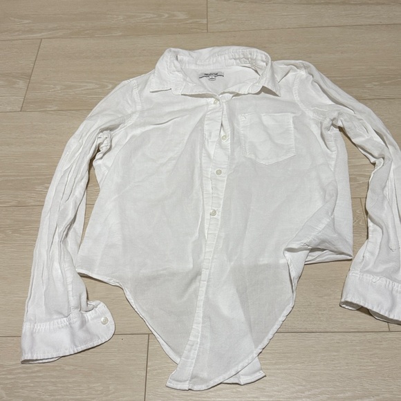 Madewell White Button Down Shirt - Picture 5 of 9